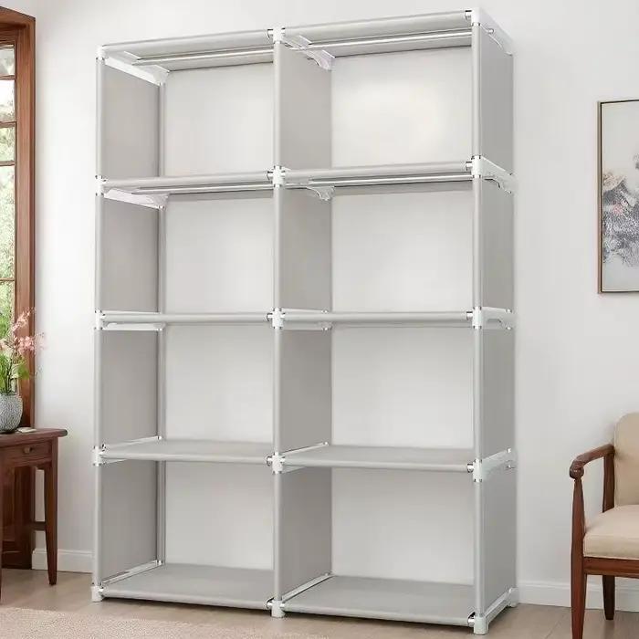 Étagère de rangement simple en métal multi-niveaux