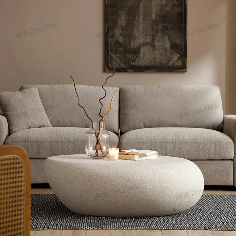Sweet Center-Table Basse Esthétique, Gain de Place, Table d'Appoint Unique, Nordique Simple, Kaffee