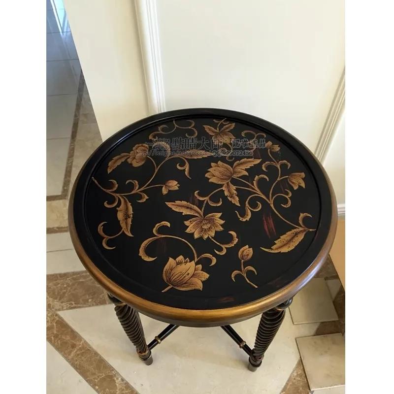 Meubles de petite taille, salon, canapé de chambre à coucher, bord d'angle arrondi, quelques tables