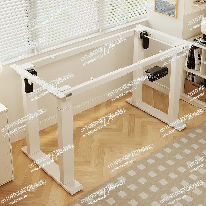 Pieds de table élévatrices électriques Double moteur quatre colonnes support de bureau